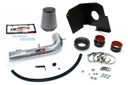 HPS Shortram Air Intake Kit 2014-2018 GMC Sierra 1500 5.3L V8, Includes Heat Shield
