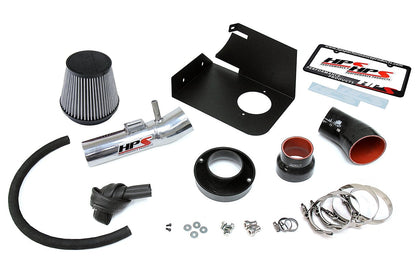 HPS Shortram Air Intake Kit 2004-2011 Ford Ranger 4.0L V6, Includes Heat Shield, Polish