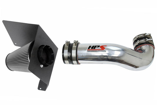 HPS Shortram Air Intake Kit 2007-2008 Chevy Tahoe 4.8L 5.3L V8, Includes Heat Shield