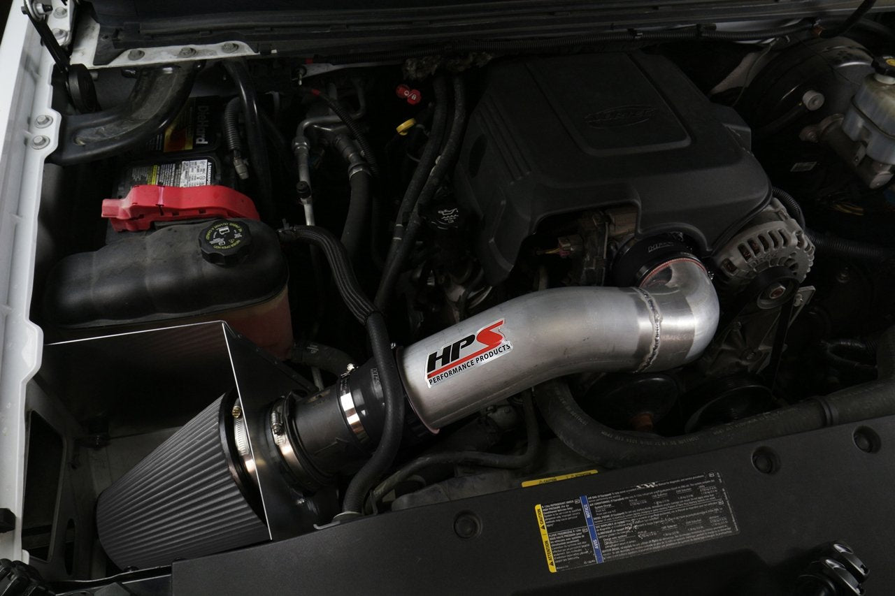 HPS Shortram Air Intake Kit 2007-2009 Chevy Cheyenne 2500 5.3L V8 — 215F9