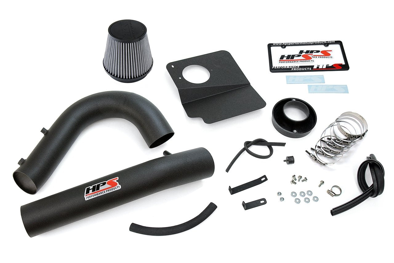 HPS Shortram Air Intake Kit 2011-2018 Dodge Challenger 3.6L V6, Includes Heat Shield
