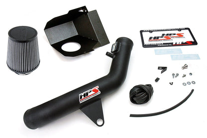 HPS Shortram Air Intake Kit 2014-2016 BMW M235i F22 3.0L Turbo N55, Includes Heat Shield