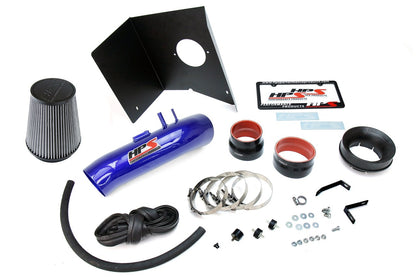 HPS Shortram Air Intake Kit 2012-2019 Toyota Tundra 5.7L V8, Includes Heat Shield, Blue