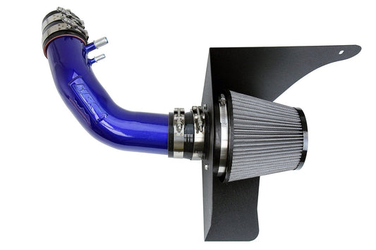 HPS Shortram Air Intake Kit 2015-2017 Ford Mustang 3.7L V6, Includes Heat Shield, Blue