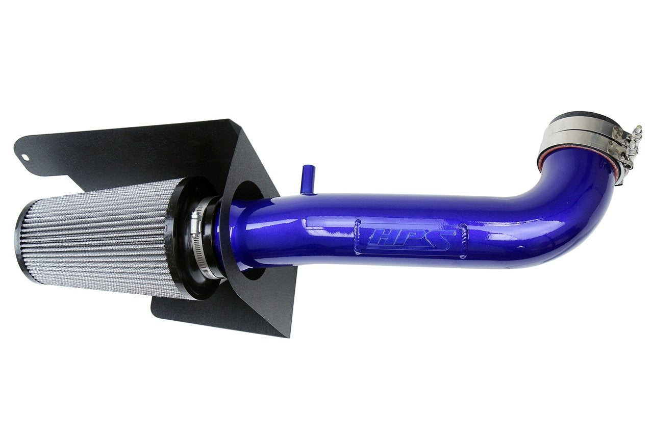 HPS Performance Air Intake Kit 2012-2017 Jeep Wrangler JK 3.6L V6, Includes Heat Shield