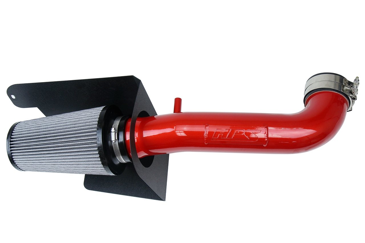 HPS Performance Air Intake Kit 2012-2017 Jeep Wrangler JK 3.6L V6, Includes Heat Shield