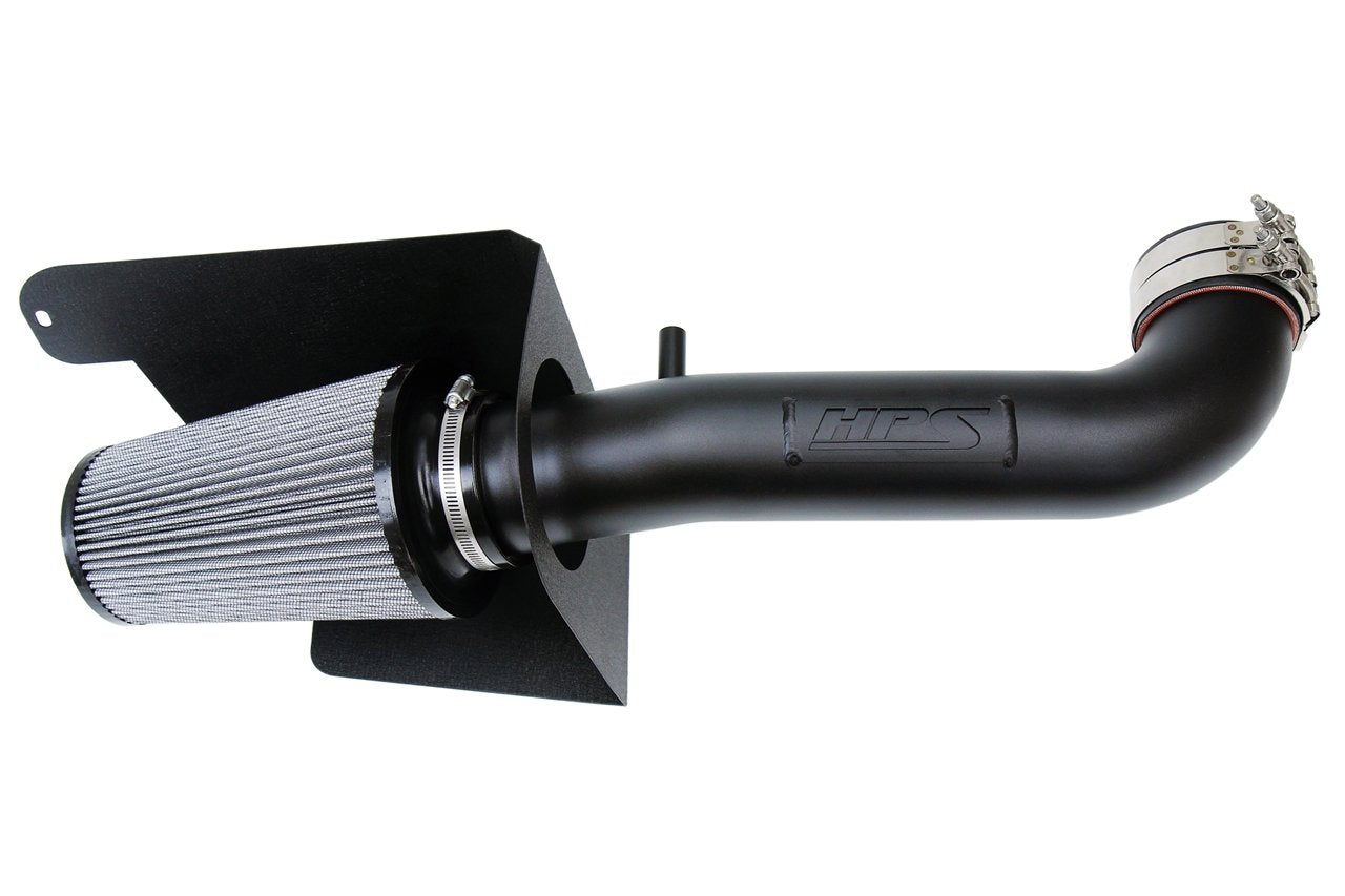HPS Performance Air Intake Kit 2012-2017 Jeep Wrangler JK 3.6L V6, Includes Heat Shield