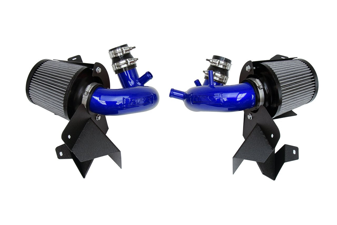 HPS Performance HPS Shortram Air Intake Kit with Heat Shield 2019-2024 Hyundai Genesis