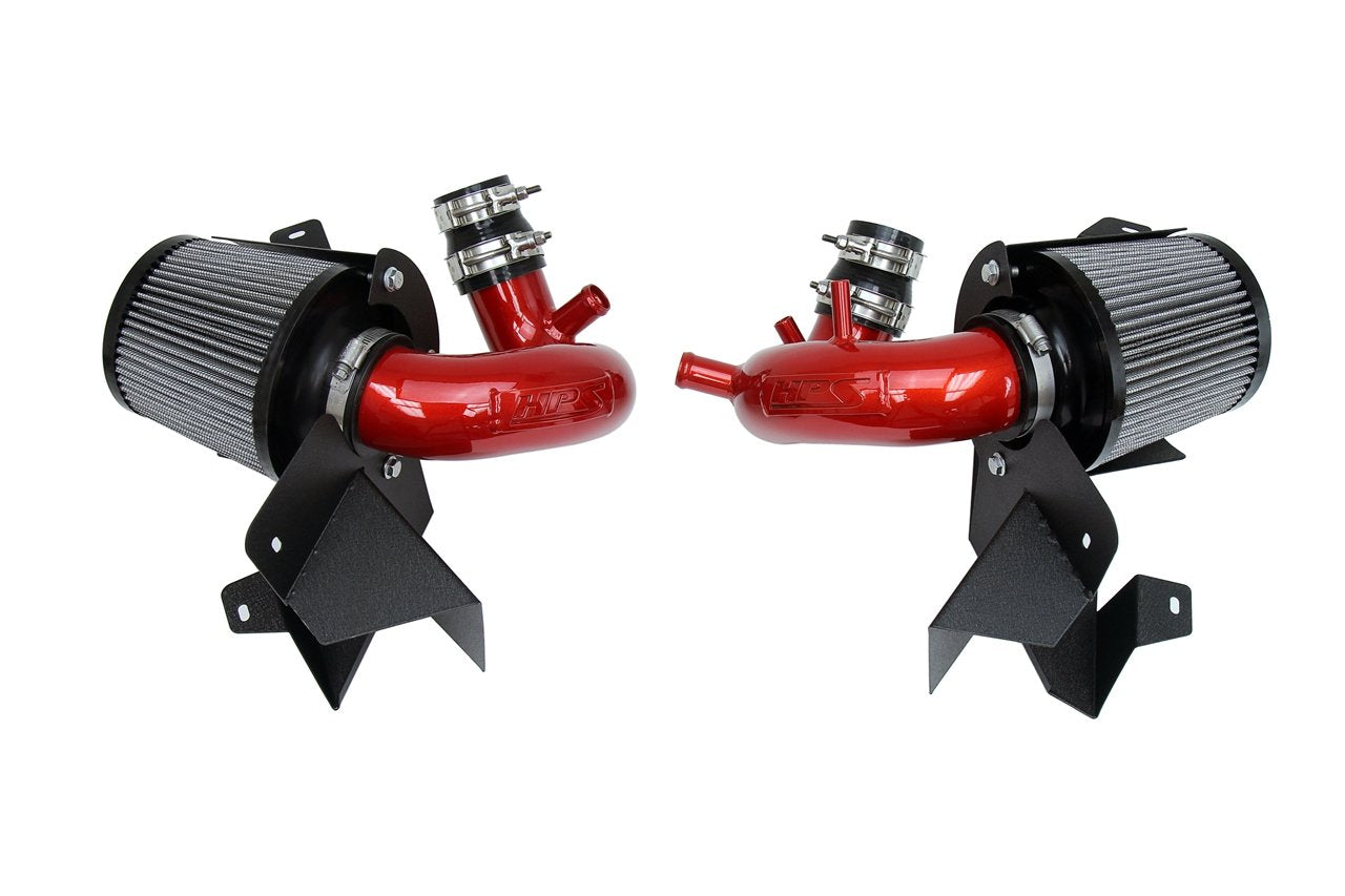 HPS Performance HPS Shortram Air Intake Kit with Heat Shield 2019-2024 Hyundai Genesis
