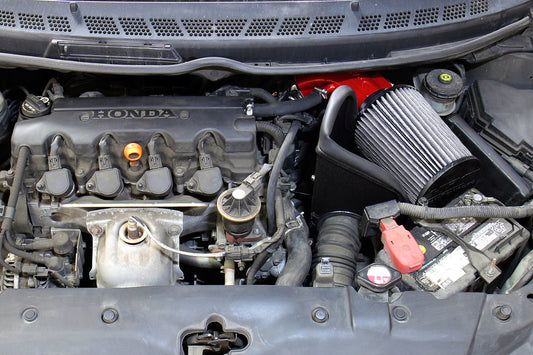 HPS Performance Air Intake Kit Honda 2006-2011 Civic 1.8L Gas, Includes Heat Shield