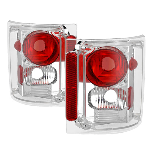 SPYDER xTune Chevy Suburban 73-91 Euro Style Tail Lights - Chrome ALT-JH-CCK73-C 9036521