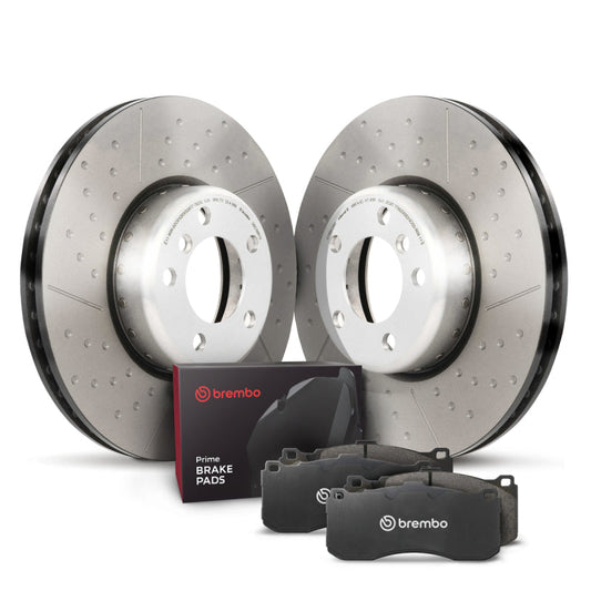 Brembo OE 12-15 BMW 335i/14-16 335i GT xDrive/13-15 335i xDrive/16-18 340i Front Disc Brake Kit KT04472