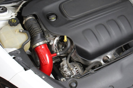 HPS Cold Air Intake Kit 2013-2016 Dodge Dart 2.4L Non Turbo, Red