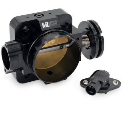 BLOX Racing Honda B/D/H/F Series Engines 74mm Black Billet Throttle Body V2 BXIM-00204-BK-V2