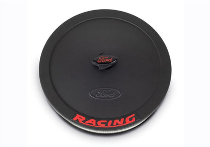 Ford Racing Air Cleaner Kit - Black Crinkle Finish w/ Red Emblem 302-352