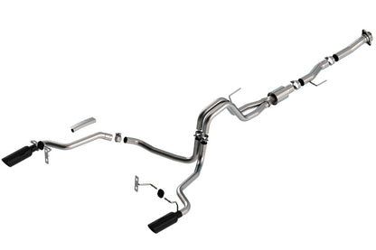 Borla F-150 2021 5.0L 2dr RC SB (122.8 WB) XL/XLT 3/2.25 SRE Cat-Back ATAK Black Chrome