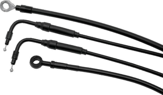 Burly Brand Gorilla Bar Control Kit 14in - Black B30-1170