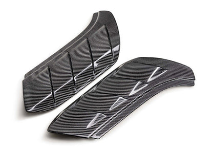 Ford Racing 22-24 Bronco Raptor 2x2 Twill Carbon Fiber Fender Vent Set- Gloss M-16026-BG
