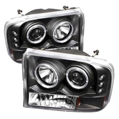Spyder Ford F250 Super Duty 99-04 Projector Version 2 LED Halo LED Blk