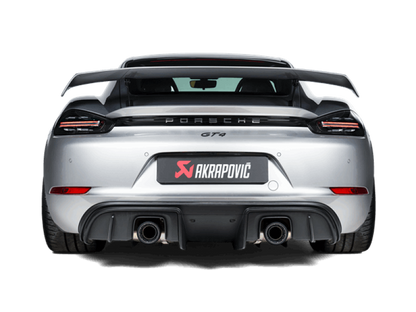 Akrapovic 2020+ Porsche Cayman GT4 (718) Slip-On Race Line (Titanium) (Req Tips / Option