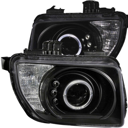 Anzo 2003-2006 Honda Element Projector Headlights w/ Halo Black