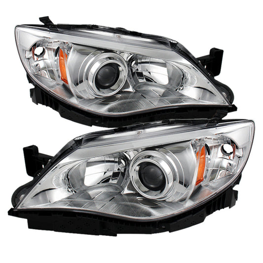 SPYDER Xtune Subaru Impreza Wrx 08-14 Halogen Models Only Headlights Chrome HD-JH-SI08-AM-C 9028274