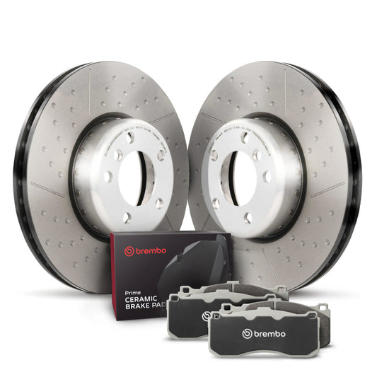 Brembo OE 12-15 BMW 335i/14-16 335i GT xDrive/13-15 335i xDrive/16-18 340i Front Disc Brake Kit KT00B73