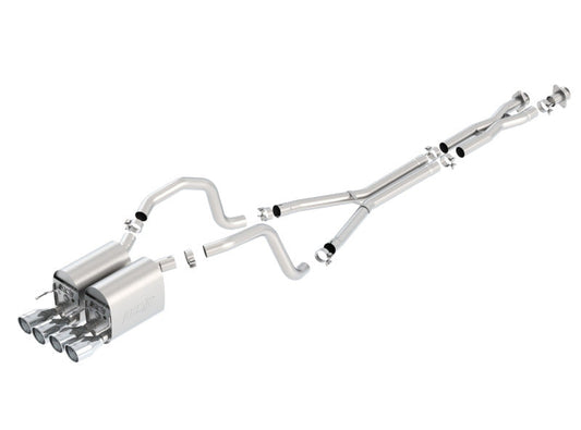 Borla 05-08 Chevrolet Corvette Coupe/Conv 6.0L/6.2L 8cyl 4spd/6spd RWD inS-Type IIin Catback Exhaust 140452