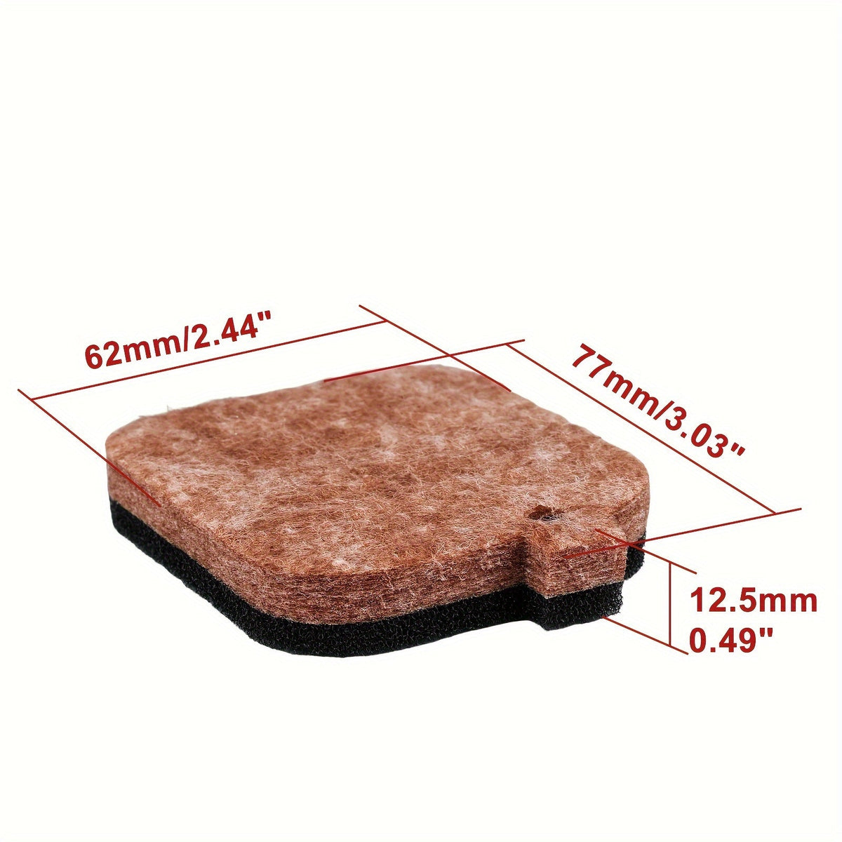 Air Filter for Stihl BG55 BG65 BG85 — Replaces 4229 120 1800