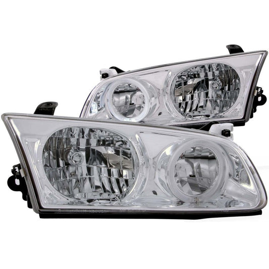 Anzo 2000-2001 Toyota Camry Crystal Headlights w/ Halo Chrome