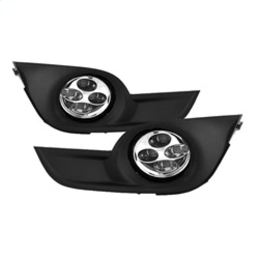 Spyder Nissan Altima 2013-2015 Sedan Daytime DRL LED Running Fog Lights w/Switch Clear FL-DRL-NA13-C 9031649