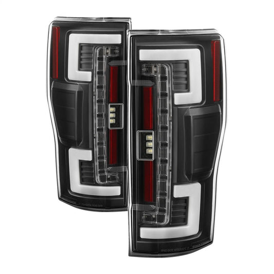 Spyder 17-18 Ford F-250 Super Duty (Excl LED Models) LED Tail Lights - Black (ALT-YD-FS17-LED-BK) 5085580