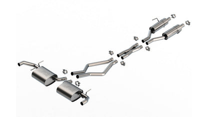 Borla 22-24 Jeep Grand Cherokee Overland Summit V6 2WD & 4WD S-TYPE Cat-Back Exhaust 140955