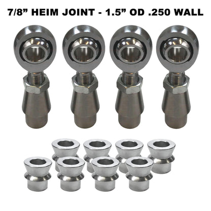Sway Bar Link Fab Kit -  7/8" Chromoly Heim - 1.5" OD Tubing