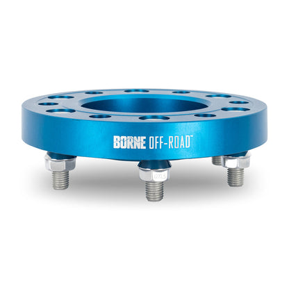 Borne Off-Road Wheel Spacers - 6x135 - 87.1 - 25 - M14 - Blue BNWS-007-250BL