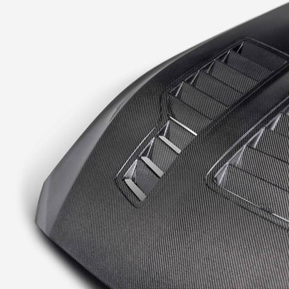 Anderson Composites 2024 Ford Mustang Type-GT4 Double-Sided Carbon Fiber Hood AC-HD24FDMU-GT4-DS
