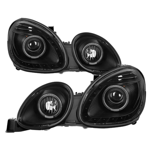 SPYDER Xtune Lexus GS300/GS400/GS430 98-05 Halogen Only Halo Projector Headlights Black PRO-JH-LGS98-LED-BK 9027826