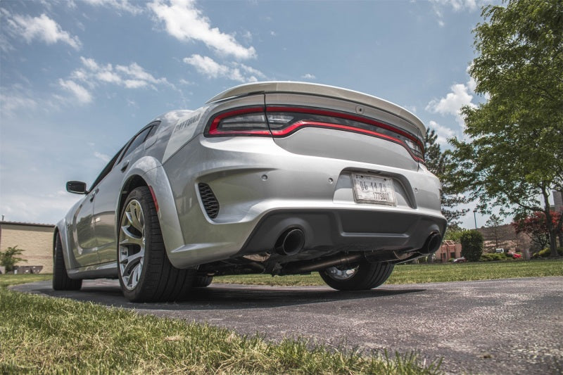 Corsa 15-21 Charger SRT/Hellcat/Redeye 2.75in Valved Catback DRE w/ Single 4.5in Blk PVD