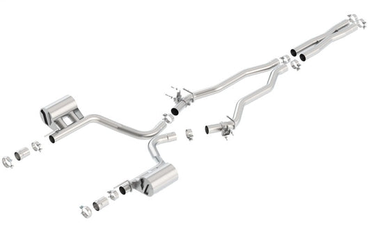 Borla 2015 Dodge Challenger SRT/392 Hemi 6.4L V8 ATAK Catback Exhaust w/ Valves Factory Bezel 140641