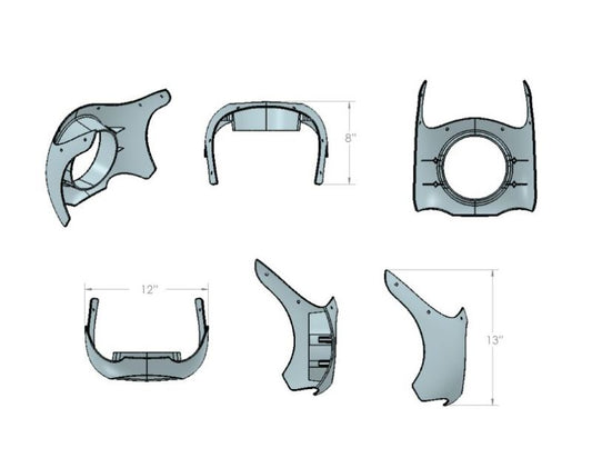 Burly Brand Outlaw Fairing B10-0001