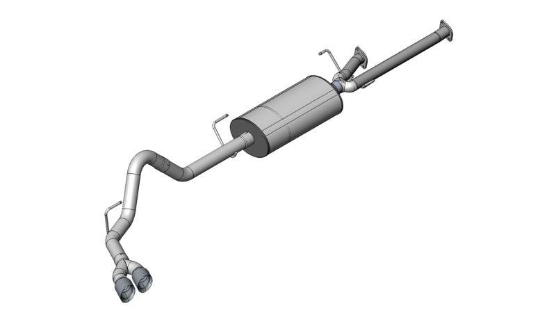 Corsa Performance 11-14 Toyota Tundra Double Cab/Crew Max 5.7L V8 Polished Sport — 0W2JD