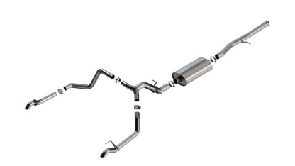Borla 22-23 Chevrolet Silverado 1500 ZR2 &amp; AT4X 6.2L CC SB 147.5in WB Touring Cat-Back 140913