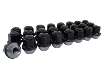 Ford Racing M12 x 1.5 Black Lug Nut - Set of 24 M-1012K-BR