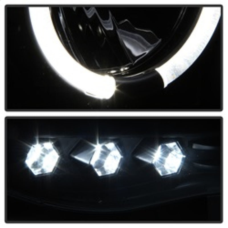 Spyder Dodge Ram 1500 02-05/Ram 2500 03-05 Projector Headlights LED Halo LED Blk