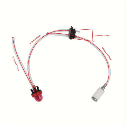 Fuel Line Kit for Husqvarna 125B 125BX 125BVX — Replaces 581798001