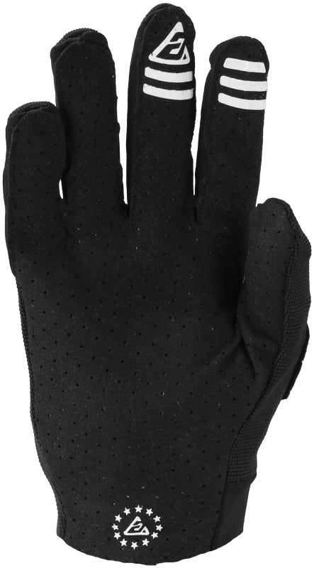 Answer 24 Aerlite Gloves Black/White Youth - XS 442806