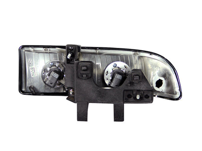 Anzo 1998-2005 Chevrolet S-10 Crystal Headlights Black