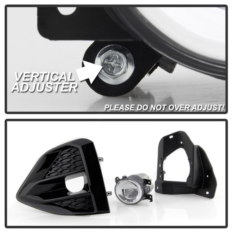 Spyder Nissan Maxima 09-21 OEM Full LED Fog Lights w/Switch Clear FL-NM2019-Led-C 5087096