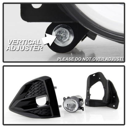 Spyder Nissan Maxima 09-21 OEM Full LED Fog Lights w/Switch Clear FL-NM2019-Led-C 5087096
