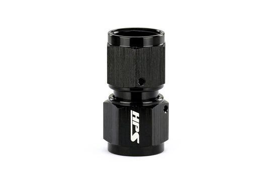 HPS Performance Products AN Female to Female Swivel Coupling Adapter, Aluminum, Black